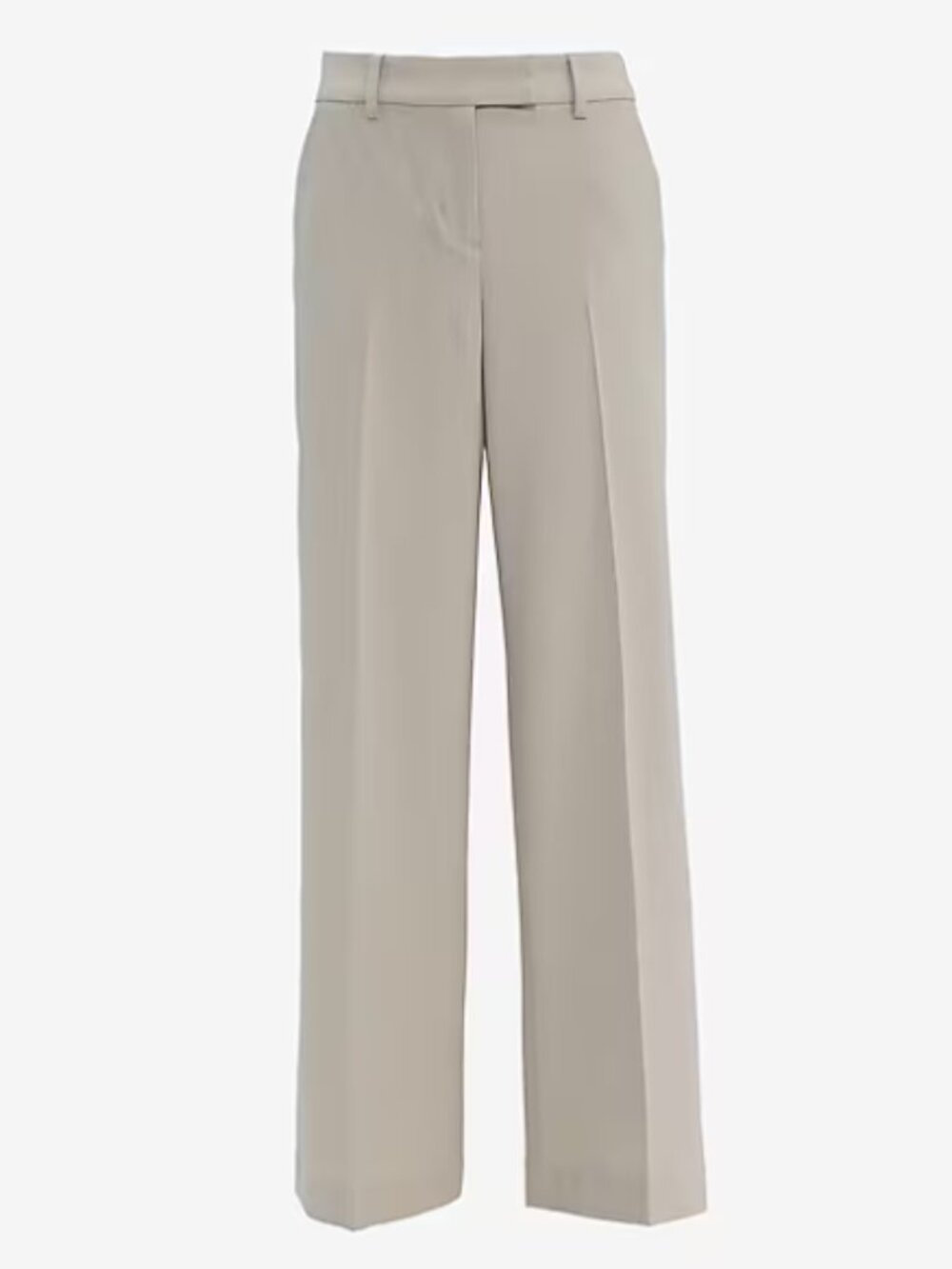 Express Editor Pants Womens 10 Ivory Cream Straight Leg Tailored Trousers